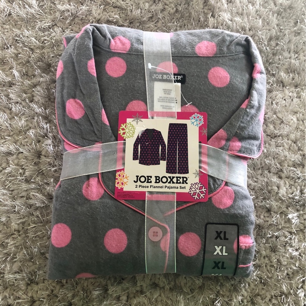 NWT Joe Boxer Flannel Pajama Set Size XL